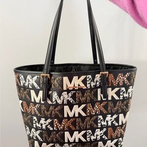 Michael Kors Multicolor Logo Tote